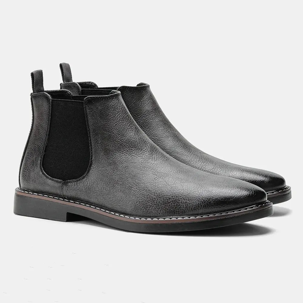 Men’s Waterproof Chelsea Boots with Elastic Side Panels
