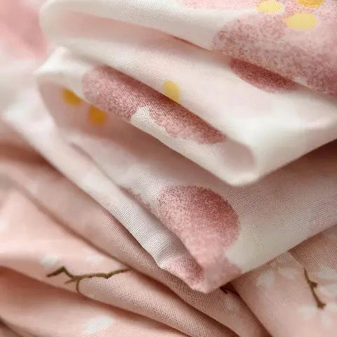 Women's Floral Kimono Dressing Gown with Belted Waist and Pockets