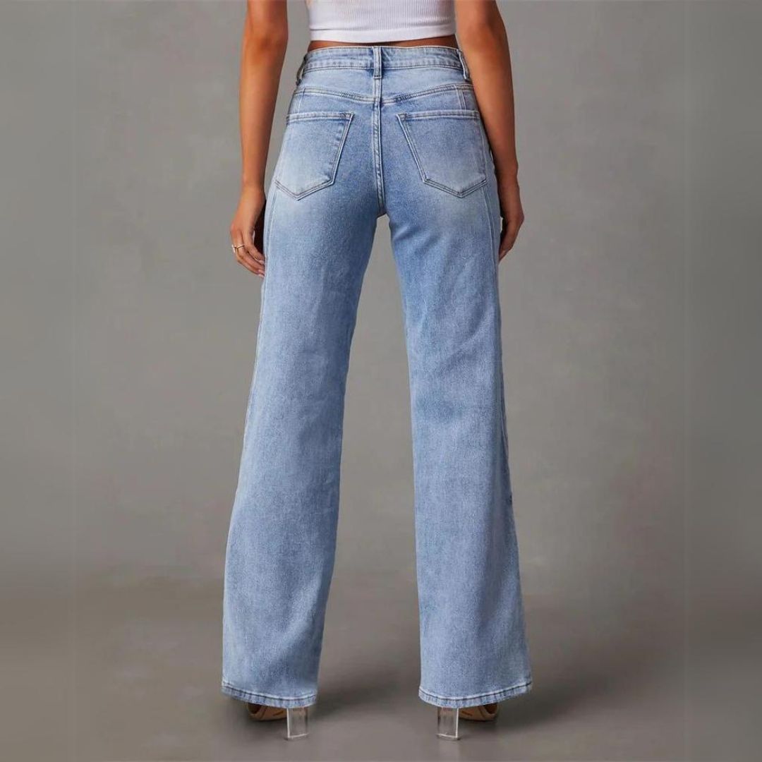 Women’s High Waisted Jeans | Wide Leg