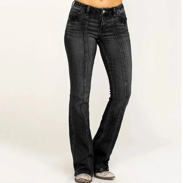 Women’s High-Waisted Bootcut Jeans | Slim Fit