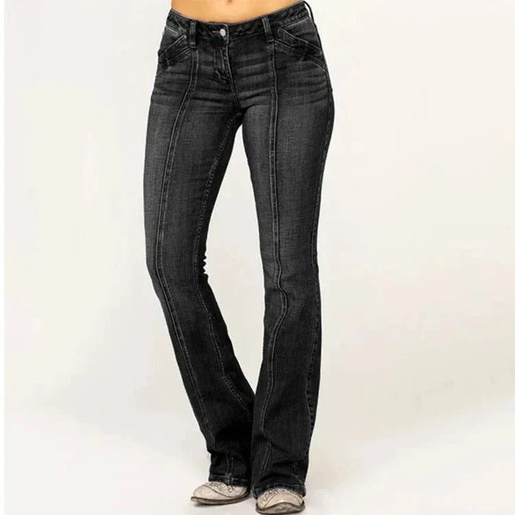 Women’s High-Waisted Bootcut Jeans | Slim Fit