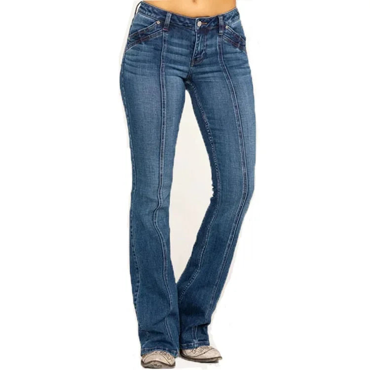 Women’s High-Waisted Bootcut Jeans | Slim Fit