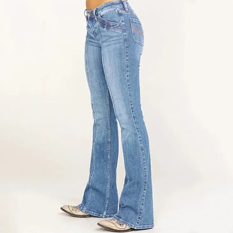 Women’s High-Waisted Bootcut Jeans | Slim Fit
