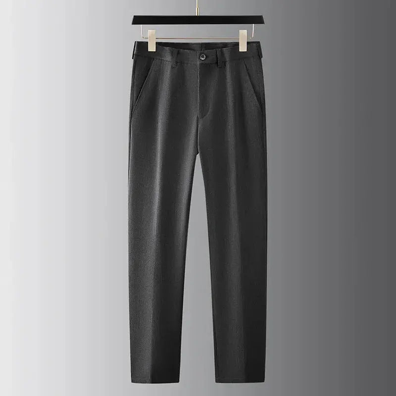 Men’s 2-Piece Suit Set With Single-Breasted Blazer and Straight-Leg Trousers