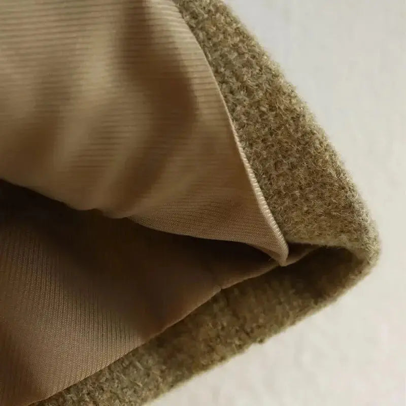 Women's Cropped Bomber Jacket with Round Neck and Long Sleeves