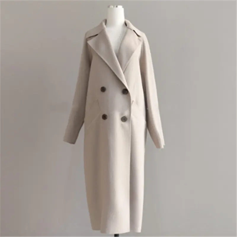 Women's Long Wool Coat Winter